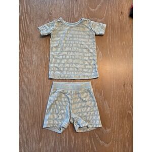 Little one shop baby boy bamboo pjs 0-3 mos